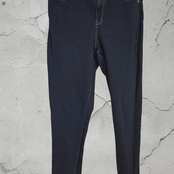 Nine West Women's Blue Cigarrette High Rise Skinny Jeans Size 16 - Picture 1 of 8